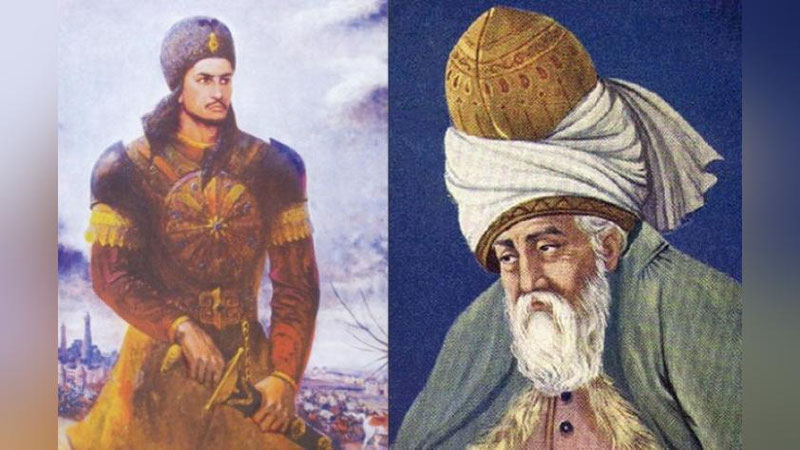 'Jaloliddin Manguberdi va Rumiy qarindosh ekan'ning rasmi