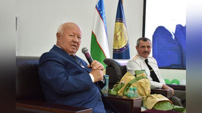 'O`zbekiston Qahramoni – harbiylar mehmoni bo`ldi'ning rasmi