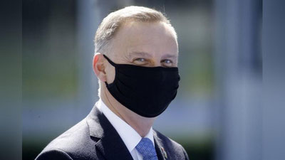 Изрображение 'Президент Польши снова заразился коронавирусом'