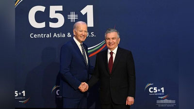 Изрображение 'Президенты Узбекистана и США обсудили актуальные вопросы двусторонней повестки'