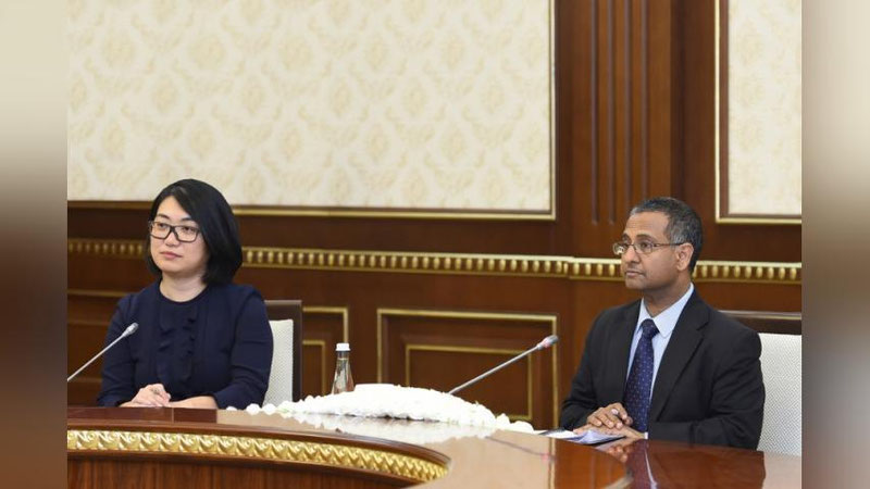 '​O`ZBEKISTON PREZIDENTI AHMAD ShAHIDNI QABUL QILDI'ning rasmi