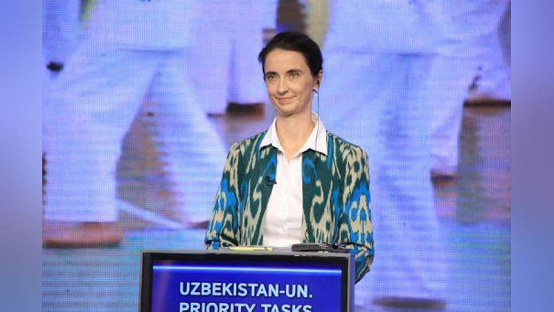 'BMTning O`zbekistondagi doimiy vakili Xelena Freyzer o'z missiyasini yakunladi'ning rasmi