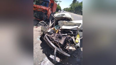 Изрображение 'В ДТП с грузовиком в Сурхандарье погиб 1 человек, еще 1 госпитализирован'