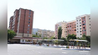 Изрображение 'Глава государства посетил юнусабадскую махаллю (фото)'