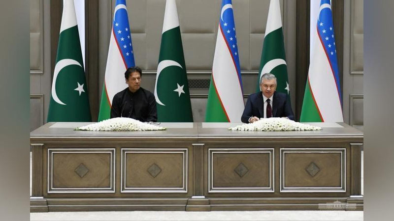 'O`zbekiston va Pokiston etakchilarining muzokaralari yakunlari bo`yicha OAV uchun brifing o`tkazildi'ning rasmi