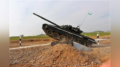 'Bugun  “Chirchiq” poligonida tank biatloni bo`yicha musobaqa boshlandi (Video)'ning rasmi