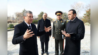 'Shavkat Mirziyoev Yashnobod tumanidagi Mudofaa vazirligiga qarashli Ma`naviyat va ma`rifat markazini borib ko`rdi'ning rasmi