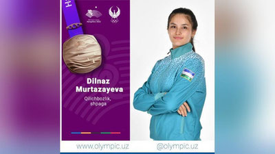 '“Xanchjou-2022”: 17 yoshli Dilnaz Murtazaevadan tarixiy medal (video)'ning rasmi
