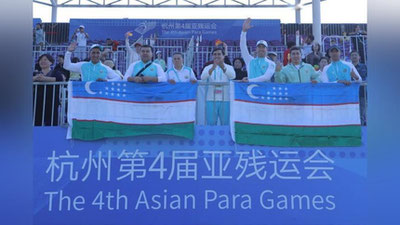 'Пара Осиё ўйинларида спортчиларимиз кетма-кет олтин, кумуш ҳамда бронза медалларини қўлга киритмоқда'ning rasmi