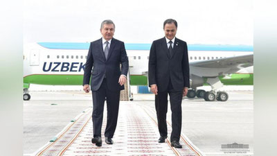 'Shavkat Mirziyoev Ashxobodga keldi'ning rasmi