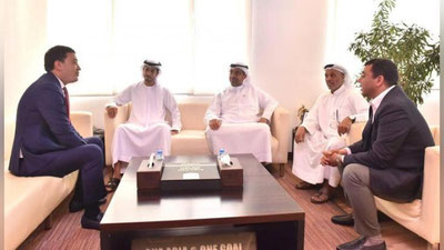 'Умид Аҳмаджонов БАА футбол ассоциацияси Бош котиби билан учрашди'ning rasmi