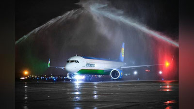 'Uzbekistan Airways илк Airbus A321neo (LR) самолётини қабул қилиб олди (фото)'ning rasmi