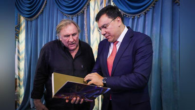 Изрображение 'Жерар Депардье поделился мнением об историческом наследии Узбекистана'