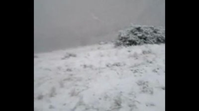 Изрображение 'В горах Кыргызстана выпал снег (видео)'