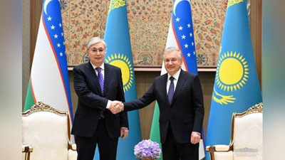'Qozog`iston bizning eng yaqin va ishonchli hamkorimiz – Shavkat Mirziyoev'ning rasmi