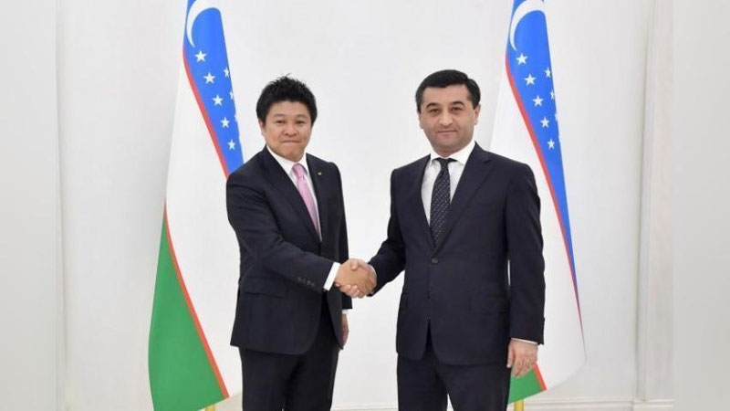 'Tashqi ishlar vaziri Yaponiya Xalqaro yoshlar palatasi prezidenti bilan uchrashdi'ning rasmi