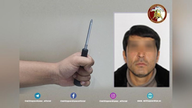 'Qo`yliq bozorida mast fuqaro PPX xodimining bel sohasiga otvyortka tiqib oldi'ning rasmi