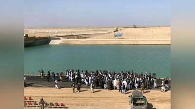 '“Толибон” Ўзбекистон билан чегарада Қўштепа каналининг иккинчи қисмини қуришга старт берди'ning rasmi