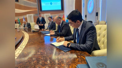 'TDTga a`zo davlatlarning tegishli tashkilotlari o`rtasida raqamli inson resurslari tizimlari to`g`risida anglashuv memorandumi imzolandi'ning rasmi