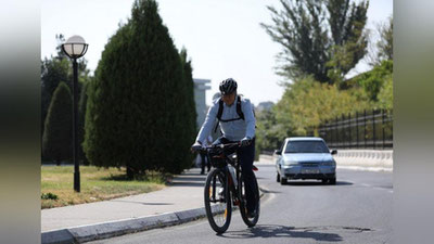 Изрображение 'Министерство туризма и спорта проводит конкурс по случаю Всемирного дня без автомобиля'