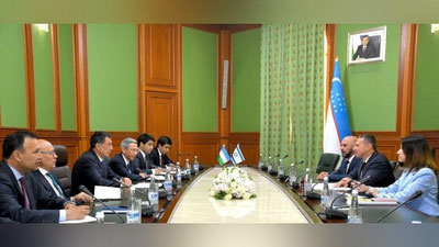 Изрображение 'Глава МИД Узбекистана принял министра туризма Израиля'