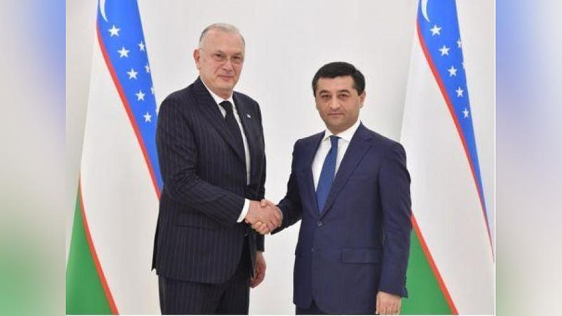 'Gruziya elchisi O`zbekistondagi diplomatik missiyasini yakunladi'ning rasmi