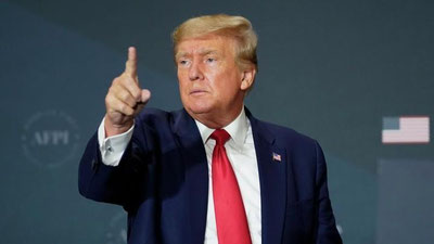 'Tramp uchinchi jahon urushi boshlanishi mumkinligidan ogohlantirdi'ning rasmi