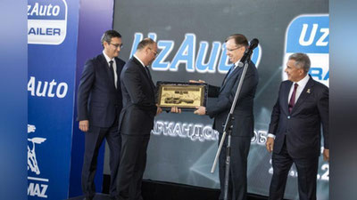 '“UzAuto Trailer” KAMAZ bilan hamkorlikda Samarqandda yangi yig`uv liniyasini ishga tushirdi'ning rasmi