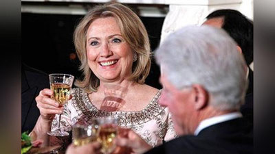 Изрображение 'Ужин с Хиллари и Клуни оценили в 350 тысяч долларов'