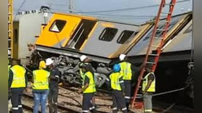 'Pretoriyada ikki poezd to`qnashib ketdi 'ning rasmi