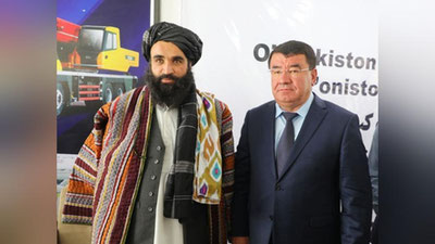 'Surxondaryo viloyati hokimi “Hayraton” stansiyasida "Tolibon" vakillari bilan uchrashdi (foto)'ning rasmi