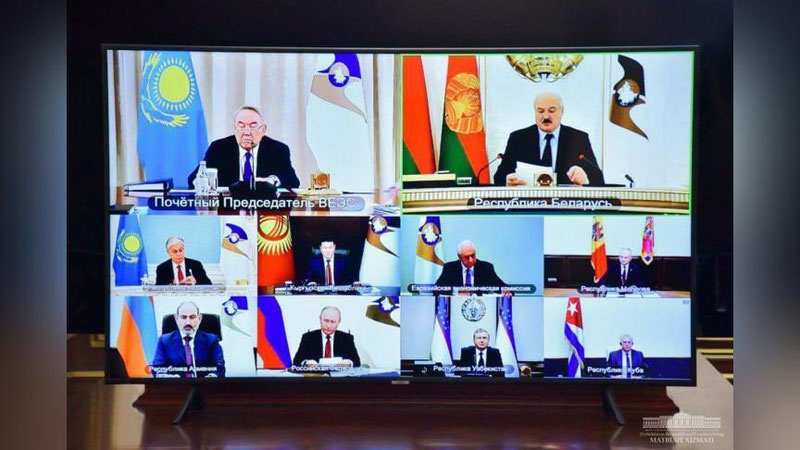 Изрображение 'Узбекистану предоставили статус наблюдателя в ЕАЭС (видео)'
