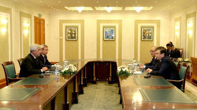 Изрображение 'ПРЕЗИДЕНТ УЗБЕКИСТАНА ПРИНЯЛ МИНИСТРА ИНОСТРАННЫХ ДЕЛ КАЗАХСТАНА'