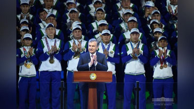 Изрображение 'В ТАШКЕНТЕ ПРОШЛА ГРАНДИОЗНАЯ ЦЕРЕМОНИЯ ОТКРЫТИЯ "HUMO ARENA" (ФОТО)'