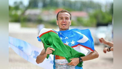'O`zbekistonlik sportchi xalqaro marafonda rekord o`rnatdi'ning rasmi
