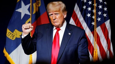 'Tramp 8 noyabrdan keyin saylovda ishtirok etishini e`lon qiladi'ning rasmi