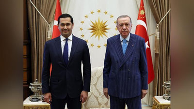 Изрображение 'Президент Турции принял руководителя Администрации Президента Узбекистана'