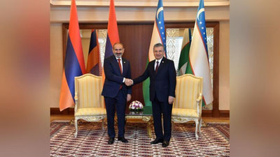 'O`zbekiston Prezidenti Armaniston Bosh vazirini qabul qildi'ning rasmi