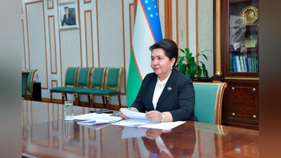 'Tanzila Narbaeva Markaziy Osiyo davlatlari etakchi ayollarining muloqotida Shavkat Mirziyoevning O`zbekiston ayollariga bo`lgan ishonchi haqida gapirdi'ning rasmi