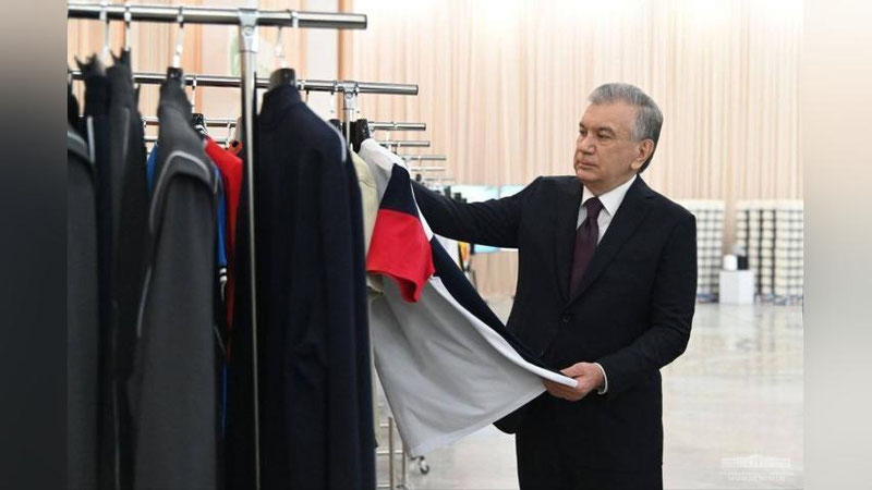 'Prezident Farg`onadagi 132 million evro evaziga qurilgan katta fabrikani borib ko`rdi'ning rasmi