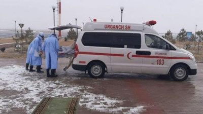 'Urganchda “yuqumli kasalga chalingan bemor”ni izolyasiya qilish bo`yicha maxsus-taktik o`quv mashqi o`tkazildi'ning rasmi