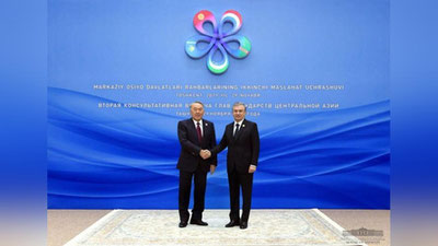 Изрображение 'Шавкат Мирзиёев встретился с Елбасы Нурсултаном Назарбаевым'