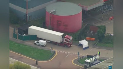 'Buyuk Britaniyada yuk mashinasidan 39 ta jasad topildi'ning rasmi