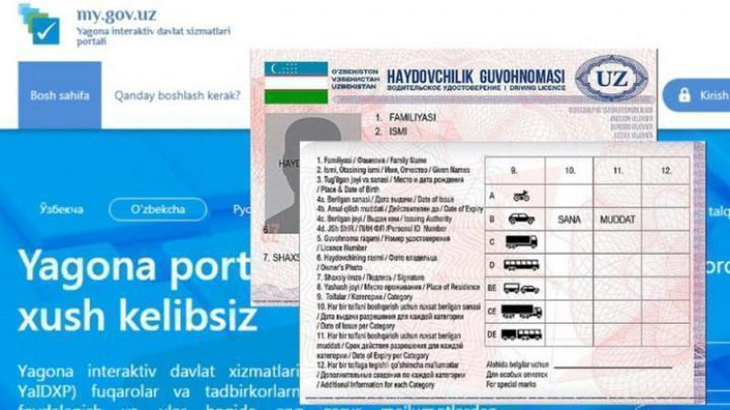 '"Yangi" haydovchilik guvohnomasini olish uchun endi YHXBga borish shart emas'ning rasmi