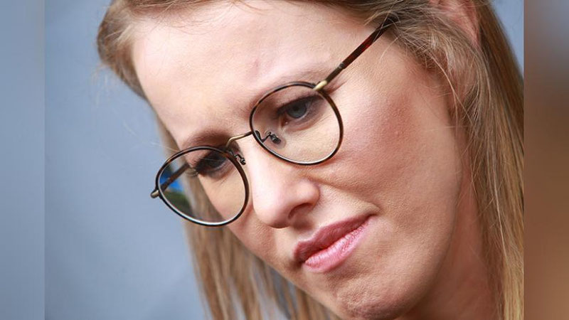 'PREZIDENTLIKKA DA`VOGAR KSENIYa SOBChAK EFIRDA ODDIY SAVOLGA JAVOB BERA OLMADI 'ning rasmi