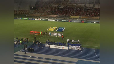 'O`rtoqlik o`yini. O`zbekiston Janubiy Koreyaga mag`lub bo`ldi'ning rasmi