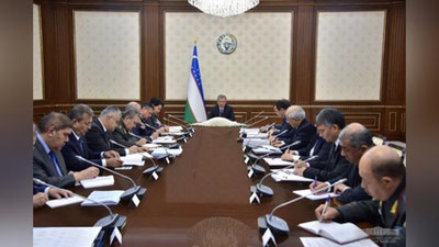 'Prezident Xavfsizlik kengashi yig`ilishini o`tkazdi'ning rasmi