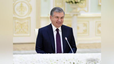 'O`zbekiston Respublikasi Prezidenti AQSh delegasiyasini qabul qildi'ning rasmi