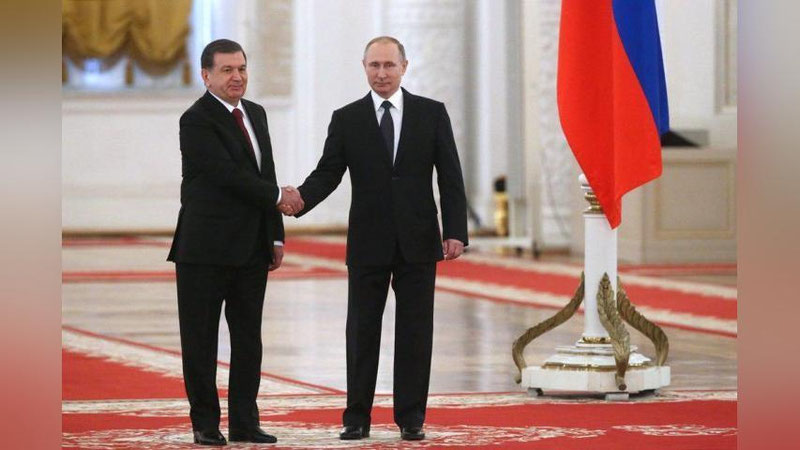 'Prezidentlar o`zaro manfaatli hamkorlikni yanada rivojlantirish masalalarini ko`rib chiqdilar'ning rasmi