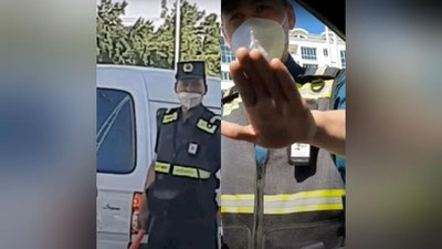 'Toshkentda YPX xodimi haydovchiga haqoratli ishora ko`rsatdi. Holat yuzasidan xizmat tekshiruvi o`tkazilmoqda'ning rasmi